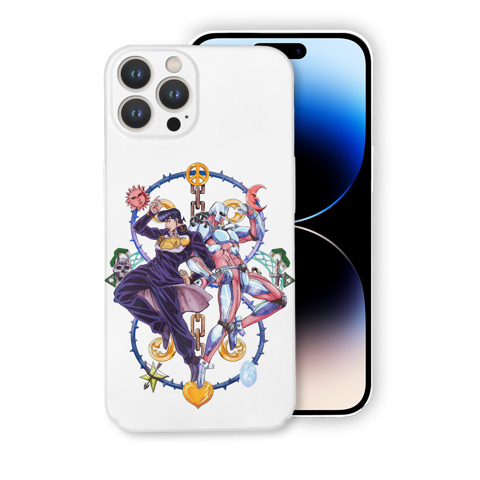 （画像用） ジョジョの奇妙な冒険 ひがしかた じょうすけ JoJo's Bizarre Adventure Higashikata Josuke 【iPhone 14シリーズ対応】ハードケース